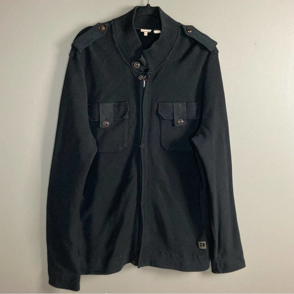 Hugo Boss men's utility shirt jacket full zip XXL‎